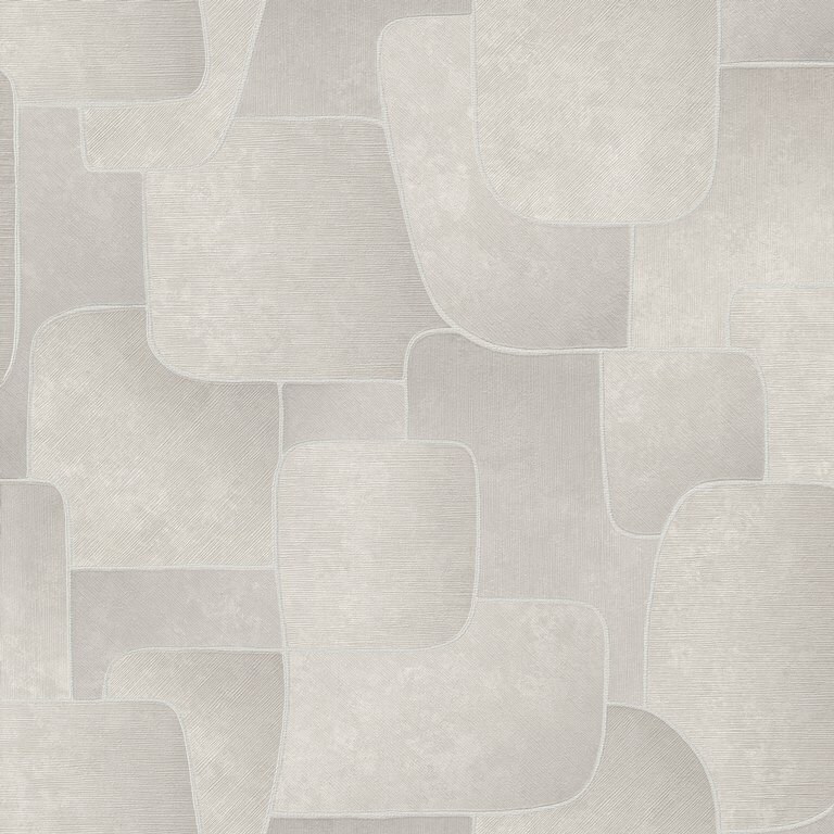 Marshalls MU 3104 Non Woven Grey & Beige Geometric Wallpaper for Bedroom & Living room