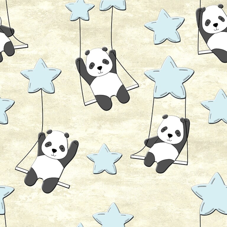 Marshalls FUN120 Non Woven Ivory Kids Wallpaper for Kids and Teens Room