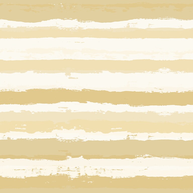 Marshalls FUN 165 Non Woven Ivory, Yellow & Brown Vertical Stripes Wallpaper for Bedroom & Living Room